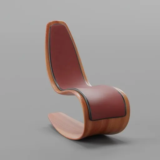Futuristic Curved Lounge Chair