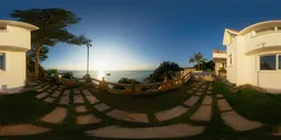 Beach House at Sunset 16k