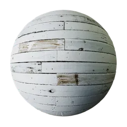 Vintage White Plank