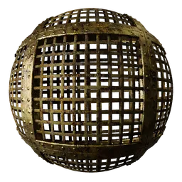 Metal Grill Gold Rust