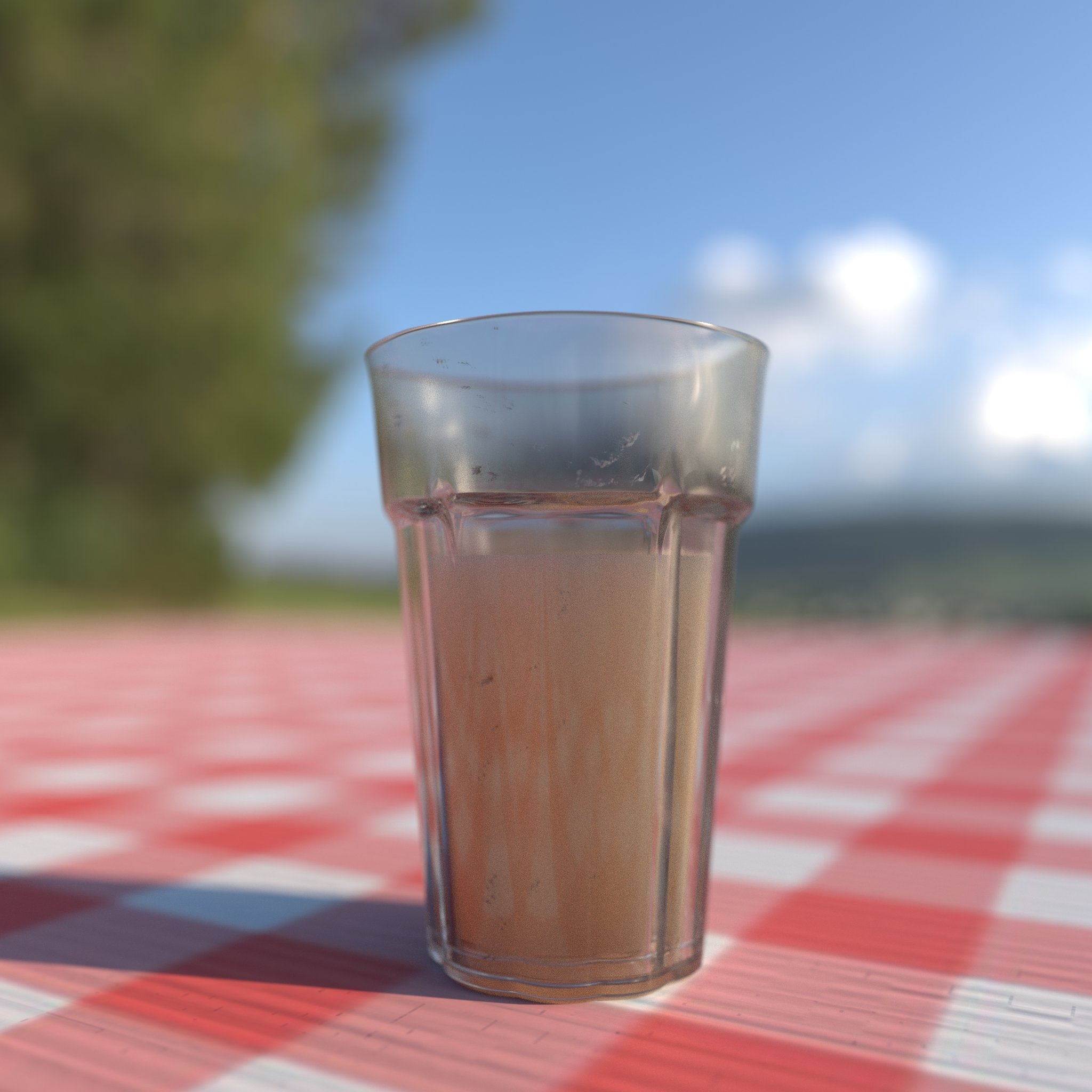 Tea glass Indian style | 3D model