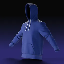 NIKE Hoodie -Mens Blue