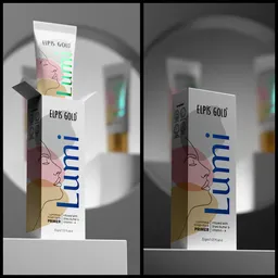 Face primer packaging animation