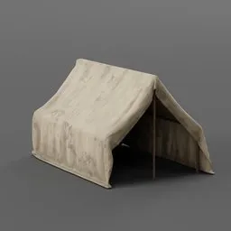 Cloth Tent Wooden Frame