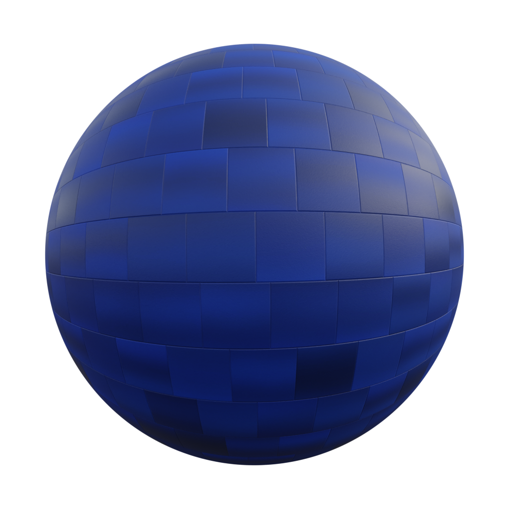 BlenderKit | Download the FREE Blue plastic wallpaper material