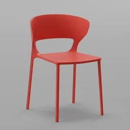 Modern Plastic Dining Chai