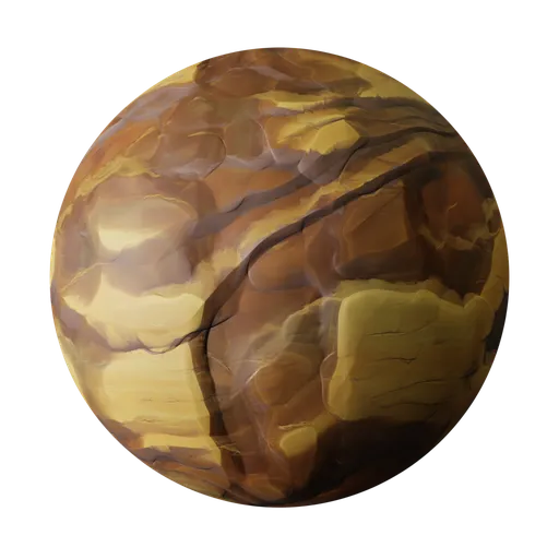 Stylized cliff