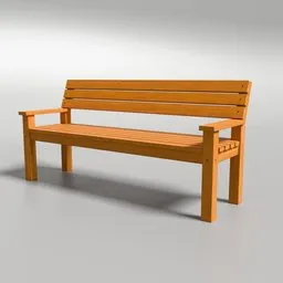 Wooden Bench