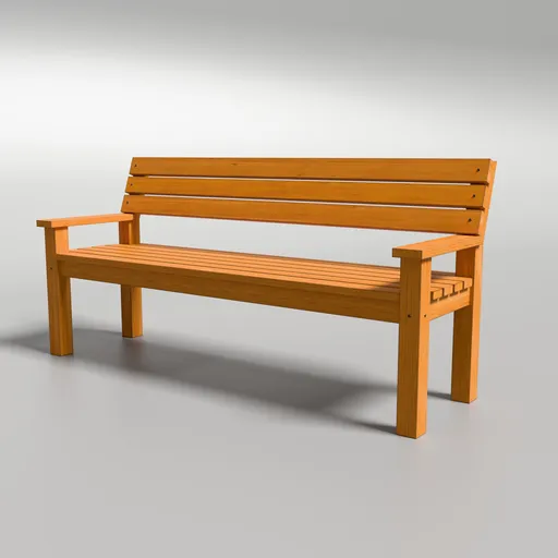Wooden Bench