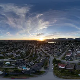 Goolden Sunset Sky Cityscape