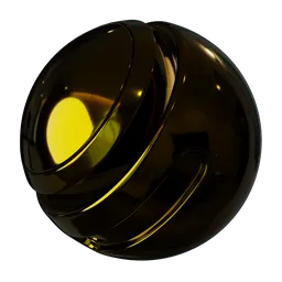 Dark Polished Gold Metal