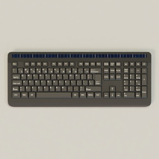 Generic wireless keyboard | Keyboards models | BlenderKit
