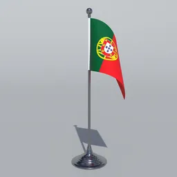 Portugal Table Flag