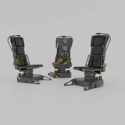 Sci-Fi Pilot Seat