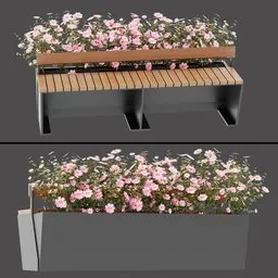 Modern Bloom Bench