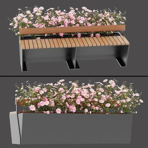 Modern Bloom Bench