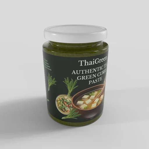 Thai Green Curry Paste Jar