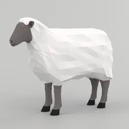 Low Poly Sheep