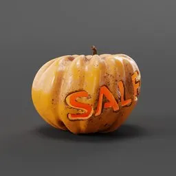 "Get ready for Halloween with this 3D model of pumpkins, perfect for Blender 3D. The model includes 4k and 8k textures, making it photorealistic and ideal for any spooky scene. Created by Hendrik van Steenwijk I, this trending model features a sale pumpkin, eBay, and even a discord emoji."