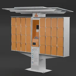 Smart Parcel Locker Station