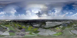 360° Aerial View of Rural Landscapes