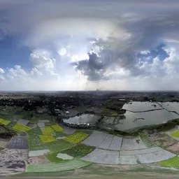 360° Aerial View of Rural Landscapes