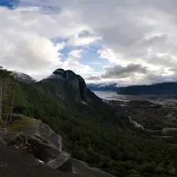 Mountain Landscape Cloudy Evening