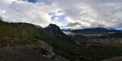 Mountain Landscape Cloudy Evening