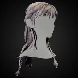 Single Mesh Hair