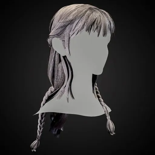 Single Mesh Hair