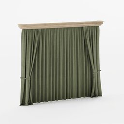 Fabric Canvas CreasedTartan Curtain