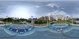 Highsky Tennis Court bluesky