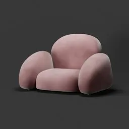 Rose Minimal Lounge Chair