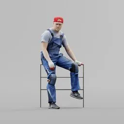 Car Mechanic Character