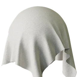 Plain White Chenille