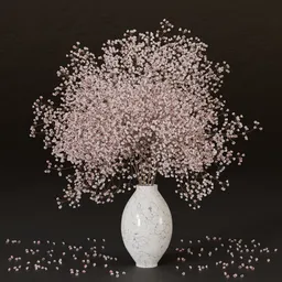 SJ-Warm Gypsophila Nest Bouquet