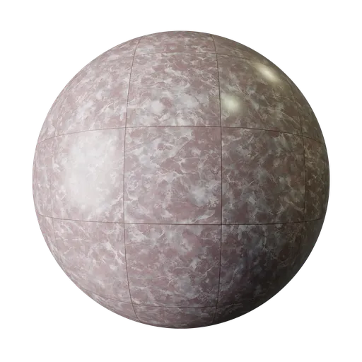Pink Quartz Granite Grid Tiles