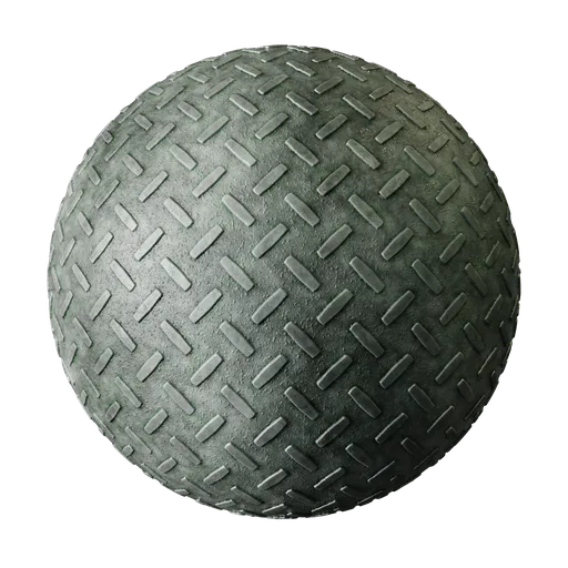 Squared Non-Slip Steel Tread Plate