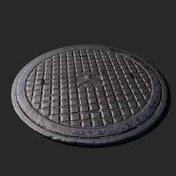 Cast iron sewer hatch