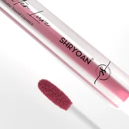 Liquid lipstick with brush