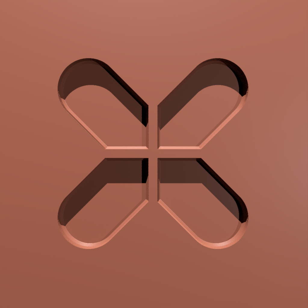 Rounded Cross Brush 01 FREE 3D industrial brushes BlenderKit