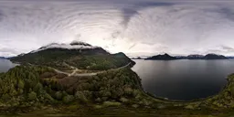 Aerial Canadian Nature Cloudy Sky
