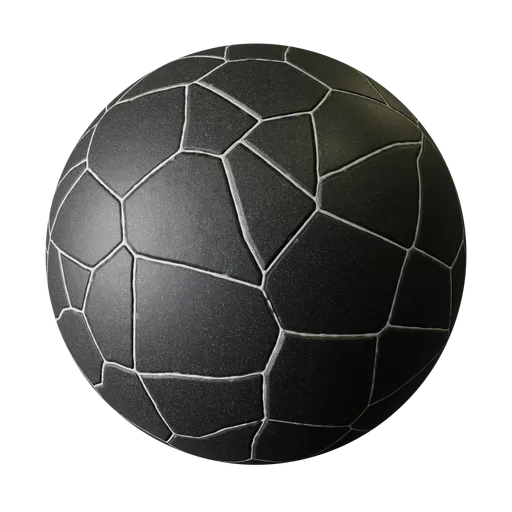 Ceramic tile black