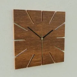 Wall wood clock