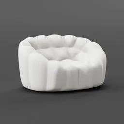JODA Loveseat Teddy Offwhite