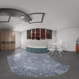 Contemporary Dining Lounge Interior