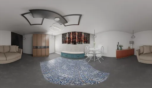Contemporary Dining Lounge Interior