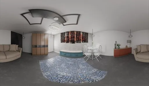 Contemporary Dining Lounge Interior