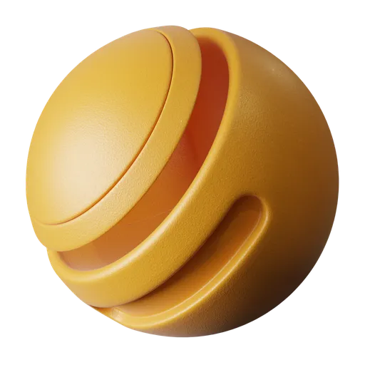 Orange Matte Plastic