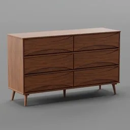 Drawer Solid Wood Double